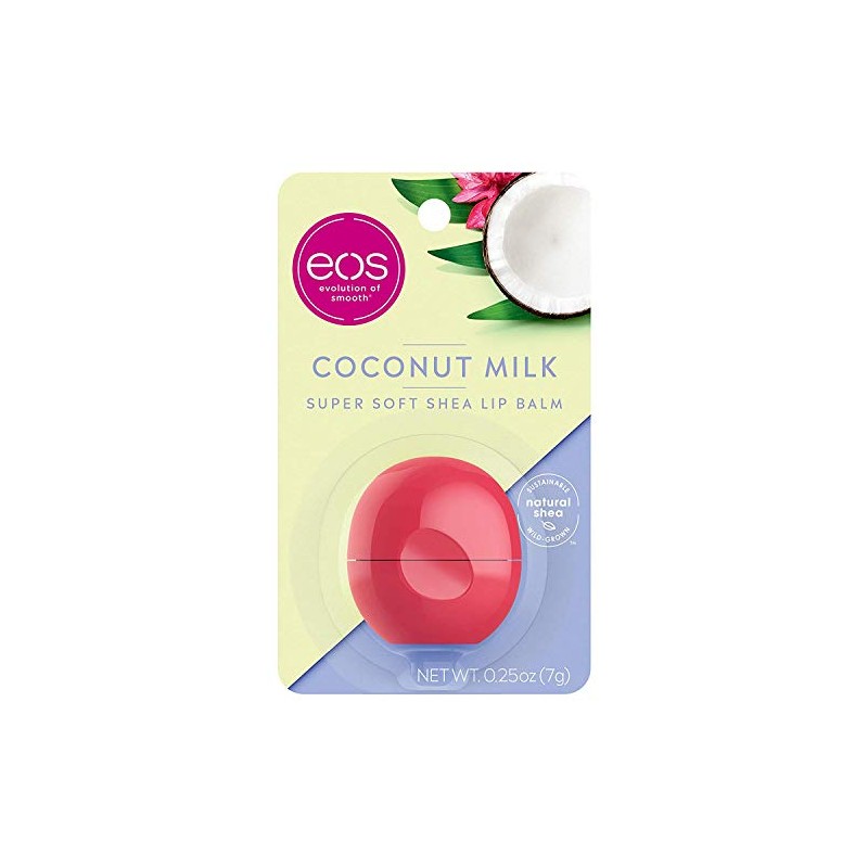 eos Visibly Soft - Esfera de bálsamo labial, leche de