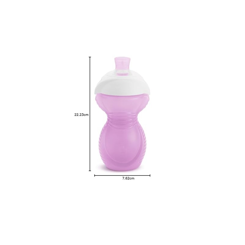 Click Lock Bite Proof Sippy Cup, Blue/Purple, 9 Ounce, 2