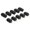 Oviitech Electrical Replacement Plug Connector Set, Extension Cord Ends Male