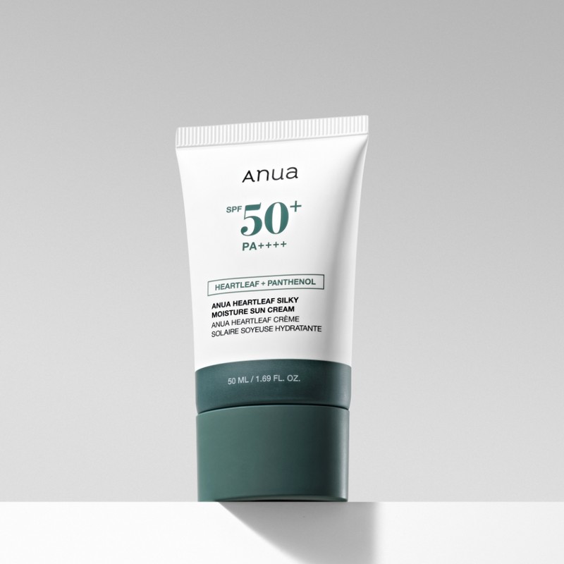 Anua 아누아 어성초 실키 모이스처 선크림 SPF50+ PA++++ 50ml, 1개
