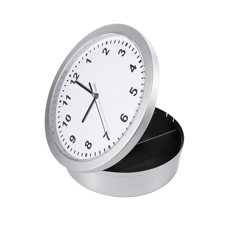 plplaaoo Hidden Secret Wall Clock, Wall Clock with Hidden Safe,