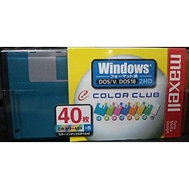 Maxell MFHD18CC40P 3.5-inch FD Windows, 40 Sheets