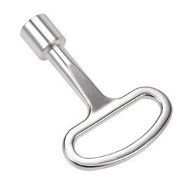 sourcing map Electrical Cabinet Key 8mm Zinc Alloy Square Water Meter Box Safety Key 2Pcs