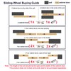 2pcs 4-Wheel Metal Sliding Track Pocket Door Roller Wheel Set