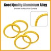 Partuto 4 Pcs Gold Tone Car Air Conditioner Vent Outer