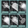 Shower Head with Hose 2 m Black Shower Head with
