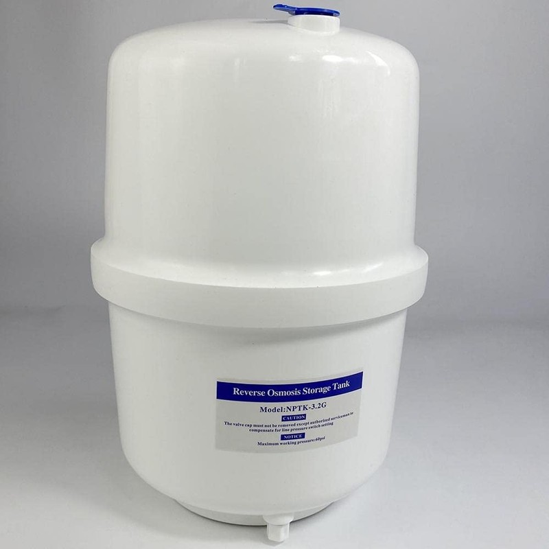 KOVOSCJ Under Sink Water Filter 3 Gallon Plastic Storage Tank