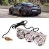 52mm Car Triple Gauge Kit White Dial 12V Oil Pressure