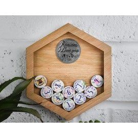 2nd Anniversary 10 Reasons I Love You Frame and Full Colour Love Tokens