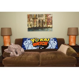 Yo-Kai Watch Multi-Character Print Micro Raschel Throw - 50" x 60"