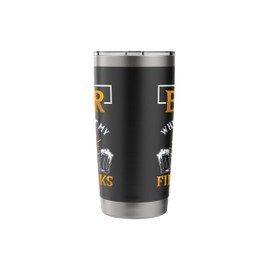 Keep My Beer While I Fire Fireworks Pyrotechnics Stainless Steel Insulated Tumbler