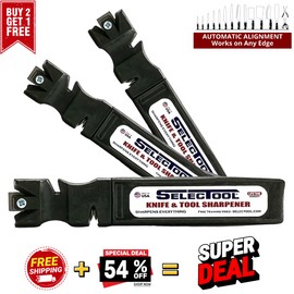SELECTOOL  BUY2 GET 1 Free Knife and Tools Sharpener | Home & Kitchen Sharpening