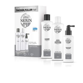 Trio Nioxin Sistema 1 Thicker, Fuller Shampoo 150 ml, Acondicionador 150 ml, Tratamiento 50 ml