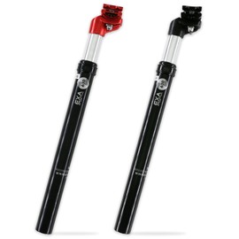 DJC Bike Suspension Seatpost Shock Absorber 27.2 28.6 30.4 30.9 31.6 33.9 Seat Post Ultralight Aluminum MTB Road Bike EXA FORM KS630 (1# black 27.2mm)
