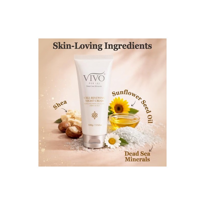 Vivo Per Lei Cell Renewal Night Cream, 1.7-Fluid Ounce