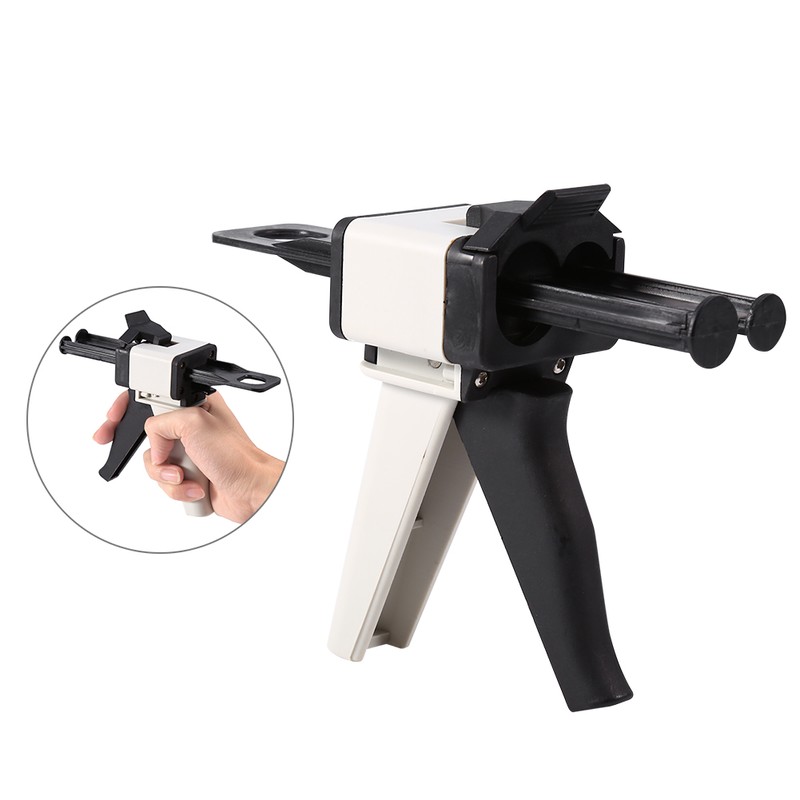 Dental Impression Universal 1:1/2:1 Cartridge Mixing Dispenser Delivery Caulking Gun