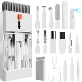 ELECGO 22 en 1 Cepillo de Limpieza Multiusos para Auriculares, teclados, cmaras, monitores de PC, tabletas, Pantallas de Coche y Otros Dispositivos...