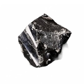 Stone of Detoxification - Reiki Healing Energy Charged Raw Black Obsidian Crystal Piece (Beautifully Gift Wrapped)