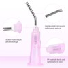 JMU 100Pcs Bent Dispensing Tips 18g, Blunt Tip Dispensing Needle,
