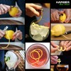 HAMOER Citrus Lemon Zester & Channel Knife Tool for Kitchen