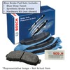 BOSCH BE1855H Blue Ceramic Disc Brake Pad Set With Hardware