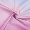 Large Beach Blanket Waterproof Sandproof, Blue Pink Gradient Weighted Polyester