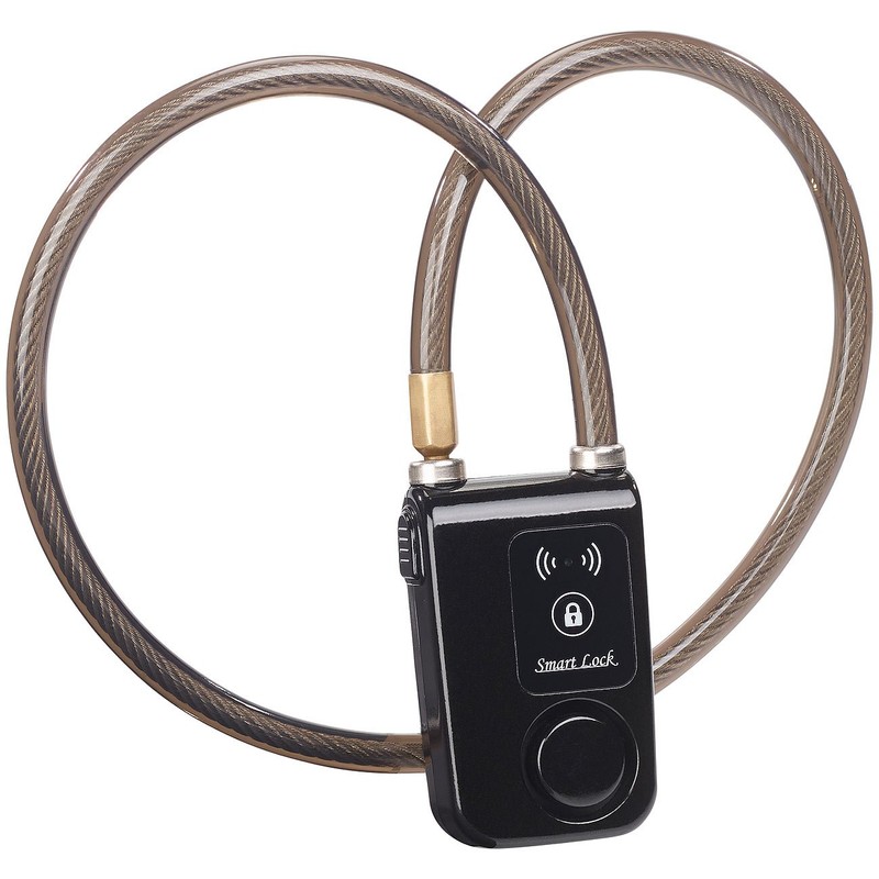 Semptec Urban Survival Technology Alarm lock: app-controlled cable lock, Bluetooth,