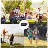 LUXJET Collapsible Stool Portable Load Capacity 484 LB for Camping