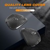 AMEXMART 5pcs Cab Marker Lights Smoked Lens Covers and White