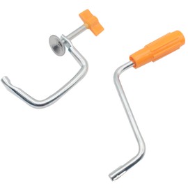 OZXNO 1Set Pasta Machine Handle and Clip Replacement Pasta Maker Clamp and Handle