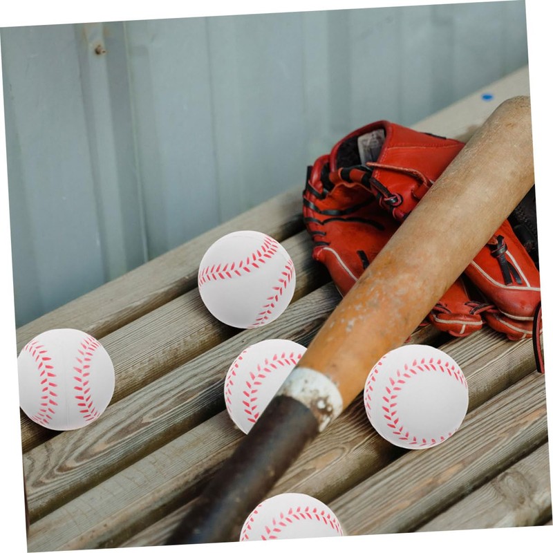 Mipcase 5Pcs Soft Sponge Baseballs for Safe Training Balls for