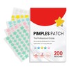 200pcs Hydrocolloid Acne Patches,Acne Patch Pimple Patch,Hydrocolloid Patches for Pimples,