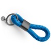 Dinalu Key Pendant Made of Sailing Rope with Black Metal,