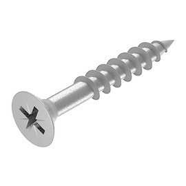 SECCARO Chipboard Screw 4 x 25 mm Stainless Steel V2A VA A2 Partially Threaded Wood Screw Phillips / PZ (Pack of 250)