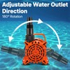 DOKO 5200GPH Submersible Water Pump, 180° Ajustable Pond Pump with
