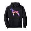 German Shorthair Pointer | Dog Cute Flower Silhouette Pullover Hoodie