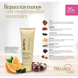 Crema De Mantequillas Naturales Para Manos, Codos Terramar