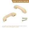 QUARKZMAN Set of 5 Wooden Drawer Handles 64 mm /