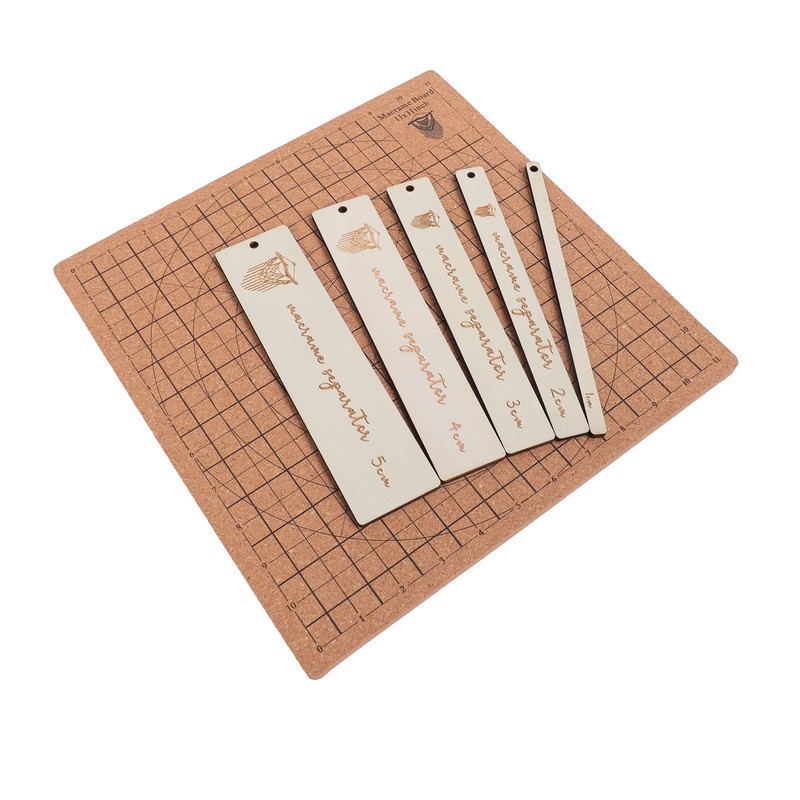 Macrame Board 11.8x11.8inch Reusable Grids Double Sided Macrame Braiding Board