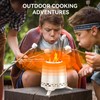 ONLYFIRE OUTDOOR LIVING Portable Fire Pit with Pot Bracket &
