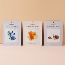 (30 sheets) Nature Skin Nourishing Mask Pack (Snail, Berry, Royal) / (30매)네이처스킨 영양 마스크팩(스네일.베리.로얄)