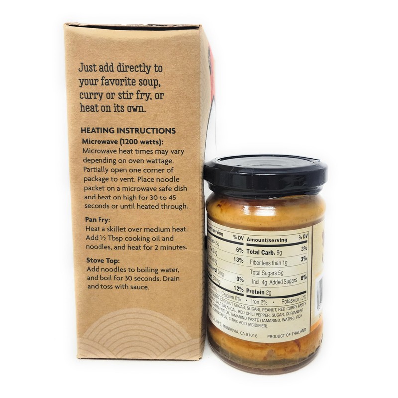 Trader Joe's Thai Wheat Noodles & Peanut Satay Sauce Meal