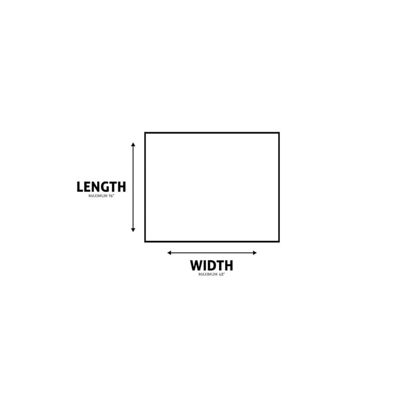 SOURCE ONE Custom Cut 1/4 Thick Acrylic Mirror