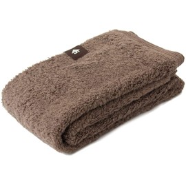 Oka Face Towel, Light Brown, Approx. 13.4 x 30.3 inches (34 x 77 cm), PLYS Base (Pris Base) Sofy (Imabari)