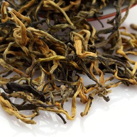 GOARTEA 250g / 8.8oz Supreme Grade Yunnan Black Tea Loose Leaf - Fengqing Dian Hong Dianhong Chinese Black Tea