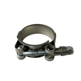 Bolzta® Part-Stainless Steel T Bolt Hose Clamp For Industrial Machinery & Exhaust Clip 34-42mm x1
