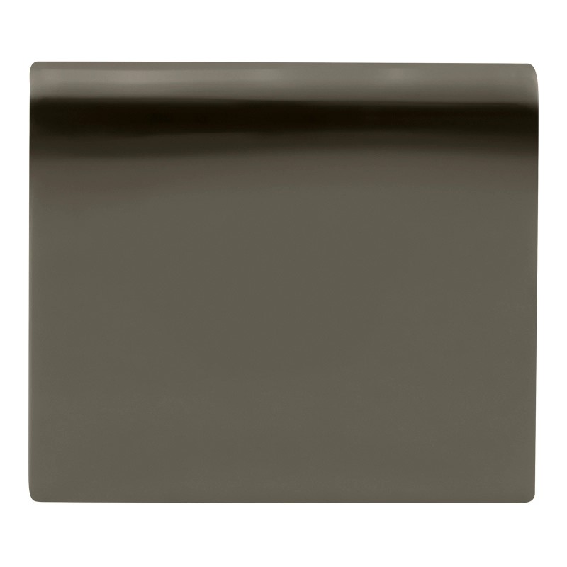 CRL FA10PN Polished Nickel Square Interior Shower Shelf Clamp