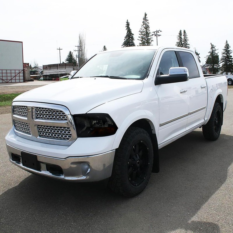 Spec-D Tuning Smoke Headlights Compatible with 2009-2018 Dodge RAM 1500/2500/3500