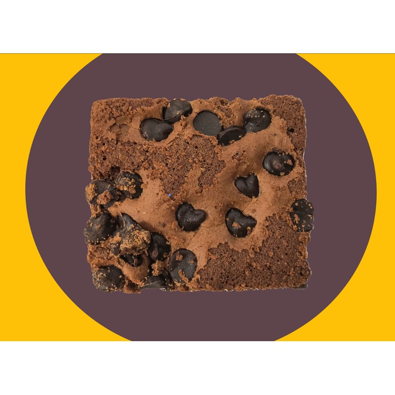 Davis Cookies Chocolate Chips Brownie - Individually Wrapped. 4 Units