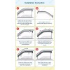 Geartronics For 2013-2018 Toyota RAV4 Mugen Style Window Visors Rain